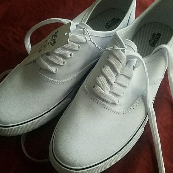 Mossimo flat white shoes size 10 - Picture 4 of 8